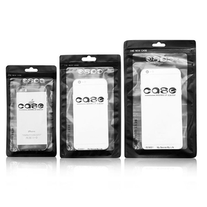 Đen Trắng Glossy Matte Pearlized Phim Không Thấm Nước <span class=keywords><strong>Zip</strong></span> Khóa Túi Cho Trường Hợp Điện Thoại - Product Image 3