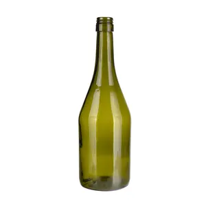 600 ml Bottiglia di Vino Champagne Vetro Chiaro Prezzo Basso