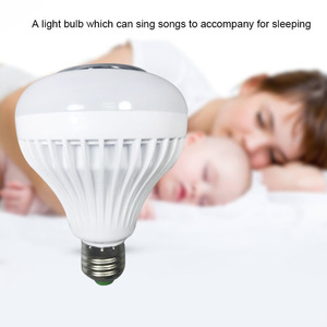 Tiết Kiệm Năng Lượng Led Chiếu Sáng Khu Dân Cư Blue Tooth Light <span class=keywords><strong>Bulb</strong></span> Loa Với Điều Khiển Từ Xa 6W <span class=keywords><strong>RGB</strong></span> E27 Đèn Thông Minh Cho Gia Đình - Product Image 3