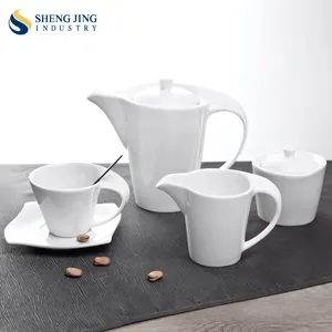 Shengjing, под заказ, для кафе, античный фарфор, чайки, Китай, Италия, керамическая кофейная чашка, набор с кастрюлей