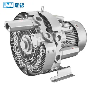 820mbar 4KW high quality extra electric high pressure double stage air ring blower