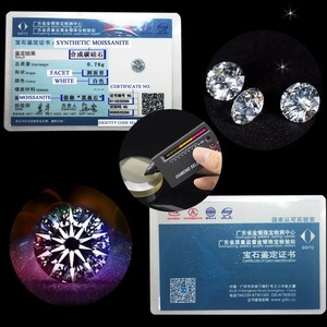 Precio de fábrica al por mayor VVS grado EF GH <span class=keywords><strong>IJ</strong></span> Color loose moissanite piedras preciosas - Product Image 6