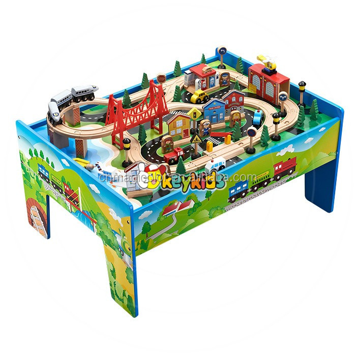 Новый дизайн, деревянная детская игрушка, обучающий деревянный поезд, детская игрушка, популярный автомобиль, игрушка для детей W04C037W