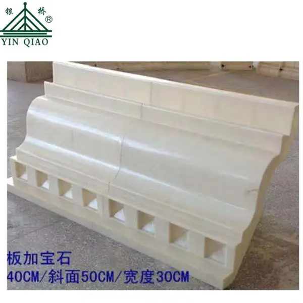 ABS Plastic Moulds For Producing Concrete GRC Eave Parapet Moulding
