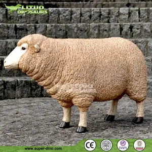 Simulazione Animale Animatronic a Grandezza naturale di Pecora