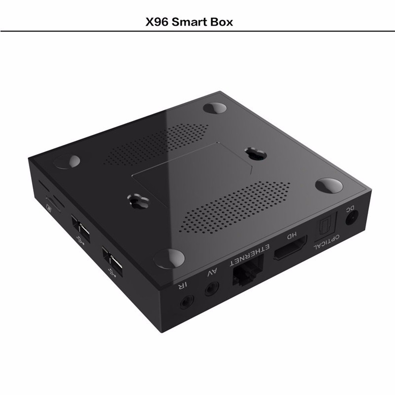 Mini Set Top Box Amlogic S905X 2G 16G Android 6.0 X96 Malvavisco 2.4G 5G Wifi Androide Caja de la TV