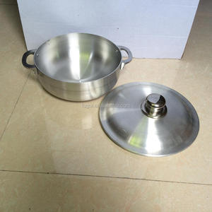 Aluminio caldero con cubierta de Aluminio acabado satinado interior y acabado satinado fuera de aluminio caldero - Product Image 5