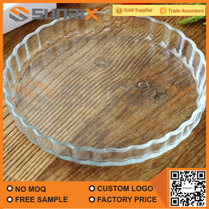 UN Giro Di Vetro Resistente Al Calore Di Cottura Della <span class=keywords><strong>Pizza</strong></span> Piatto - Product Image 5