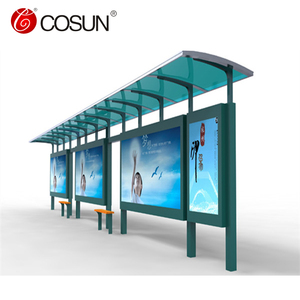 Baja potencia para <span class=keywords><strong>el</strong></span> equipo al aire libre moderno autobús solar con caja de luz LED - Product Image 4