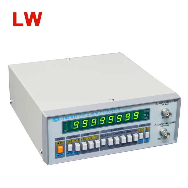 Longwei-Medidor de frecuencia de 220v, fuente de alimentación contador de frecuencia de 2,7 GHz