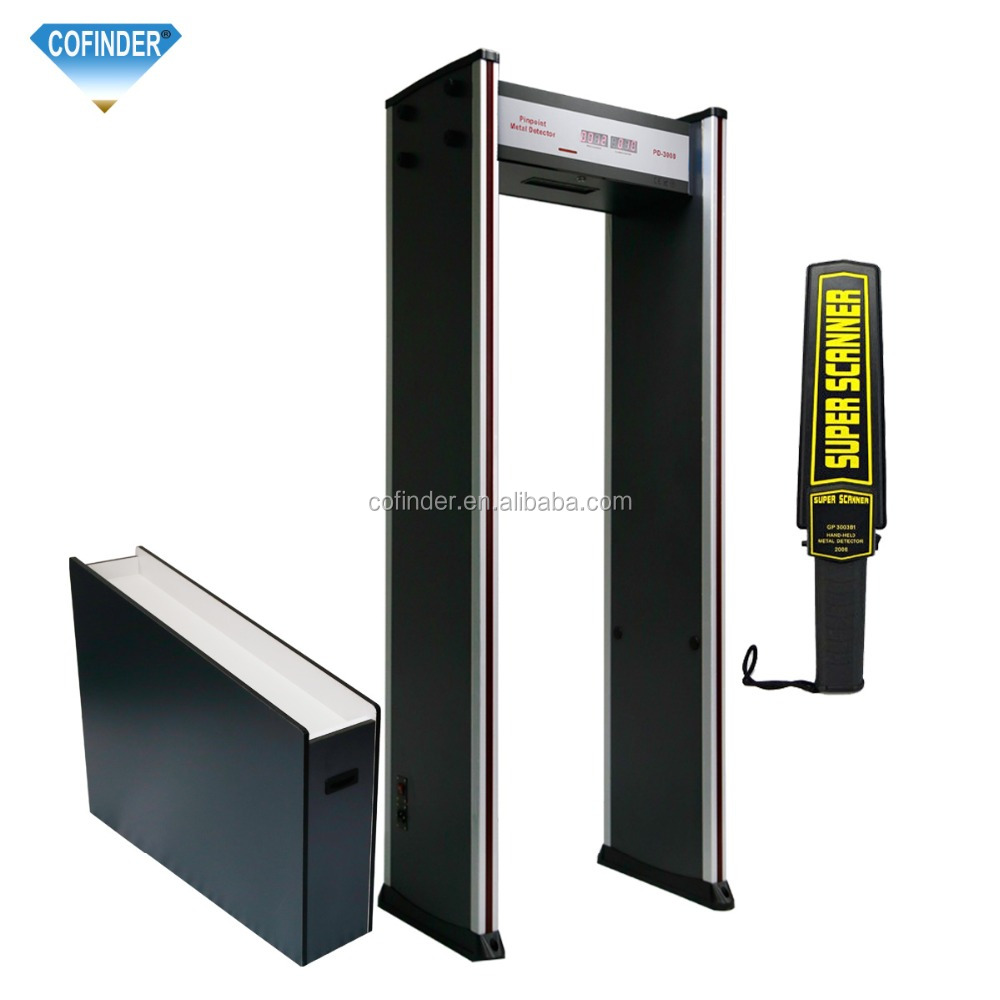 Cofinder фабрика высокая чувствительность и водонепроницаемый Walkthrough металлоискатель 6 зон двери рамки металлоискатель со светодио дный светодиодной дисплей