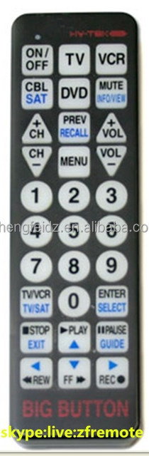 30 Keys BIG BUTTON Remote Control for elder people use Senio r TV DVD VCR CBL SATREW FF replacement tv remote controls