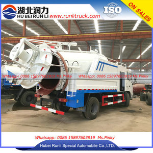 Camion per Pulizia Fognature con Aspirazione 8000 Litri, Idropulitrice ad Alta Pressione, Miglior Prezzo - Product Image 6