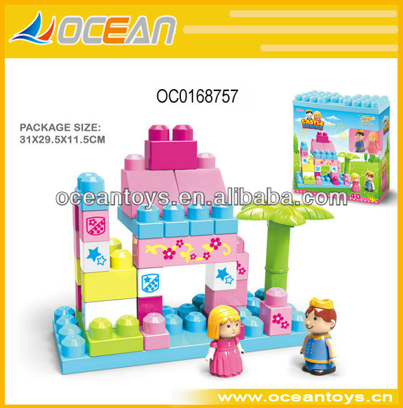 2014 горячей 40 шт пластиковые блоки игрушки образование игрушки для детей oc0168757