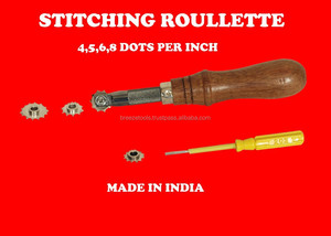 Leather Stitching Roulette <b>Tool</b> <b>Set</b> Edge Beveler Leather Craft <b>Tools</b> | Stamping Kit Professional <b>Hand</b> <b>Tool</b> | India 2026 Product - Product Image 5