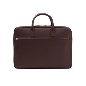 2023 heißer Verkauf hochwertiger Business Unisex maßge schneiderte wasserdichte OEM ODM Schulter tasche Reise PU Leder Herren Laptop tasche