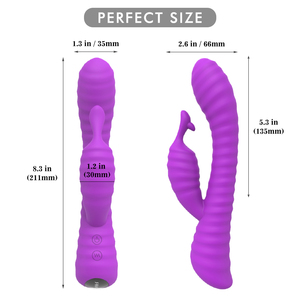 S-HANDE Erwachsene Produkte Rosa 9 Vibration Modi G-Spot Dual Vibrierenden <span class=keywords><strong>Dildo</strong></span> Wasserdichte multi-speed-kaninchen Vibrator - Product Image 4