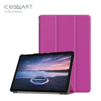 Tri Lipat Tablet Flip Stand Cover untuk Samsung Galaxy Tab S4 10.5/T830/T835 Case Kulit PU