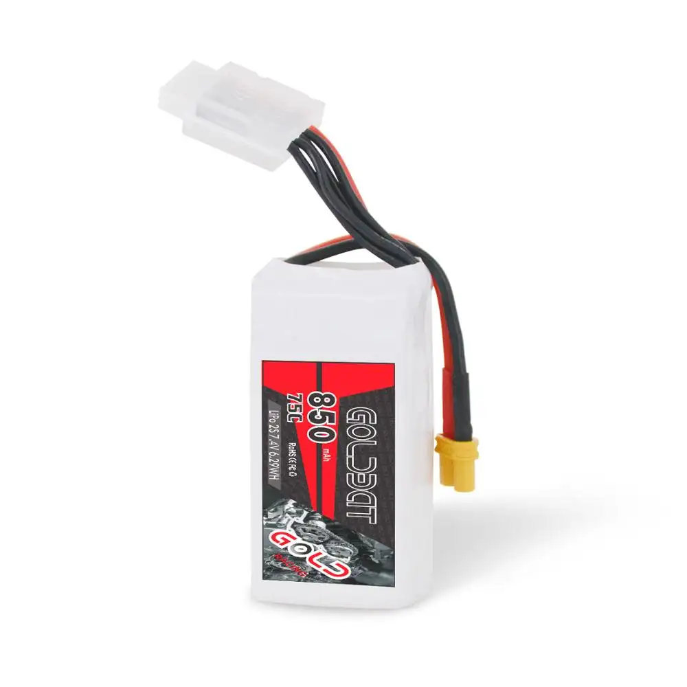 Hoge Kwaliteit RC Hoge Rate 75C <span class=keywords><strong>4S1P</strong></span> 14.8 V 850 mAh Lipo Batterij Voor RC Helicopter Drone FPV