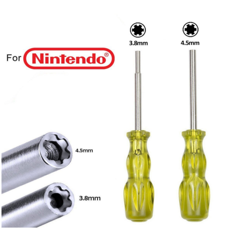 3.8MM+ 4.5mm Bits Screwdriver Tool Kit Open Cartridges Set for NES SNES N64 SFC Nintendo 64 Cartridges and Systems