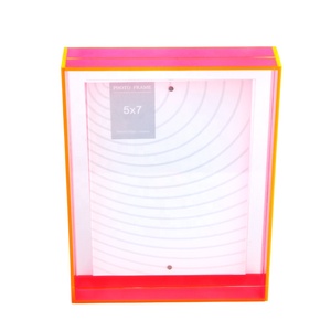 Hấp Dẫn Tùy Chỉnh Neon Hồng Trang Trí Nội Thất <span class=keywords><strong>Acrylic</strong></span> Bé Khung Ảnh - Product Image 5