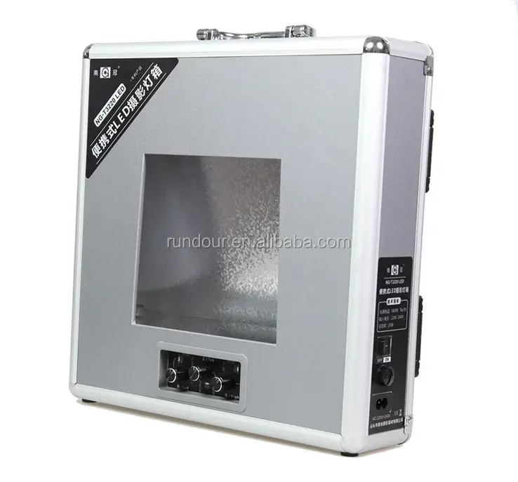 Rundour Nanguang NG-T4730 dimmable photo studio light box photography light tent with colorful backdrop