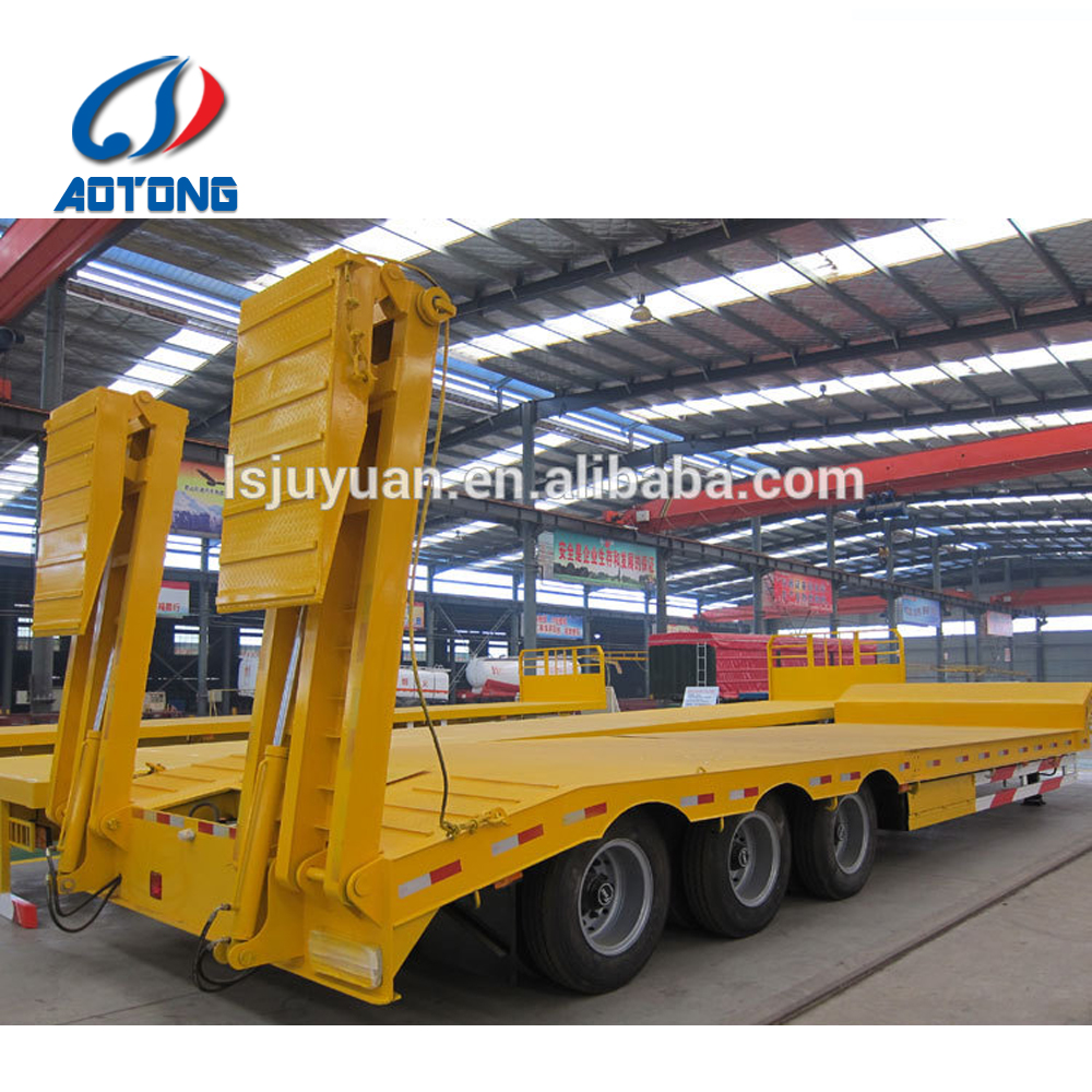 Высококачественный военный трейлер lowboy с сертификатом ISO, с осью для сельскохозяйственных прицепов