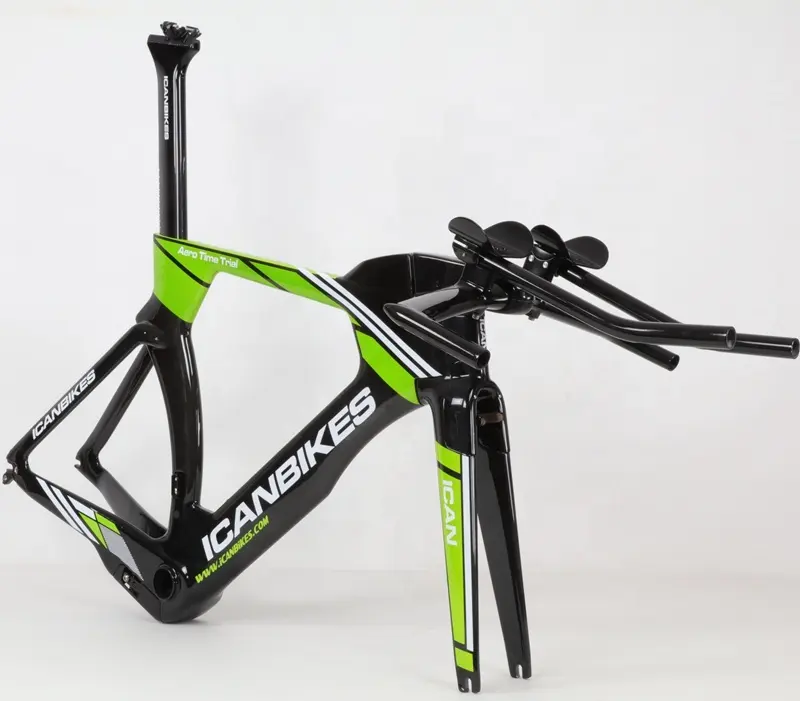 New Time trial frame Carbon triathlon frames TT bike frameset