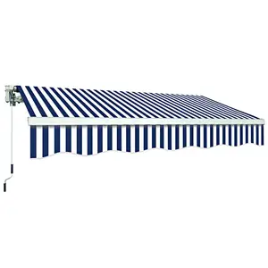 Toldo retráctil de aluminio con manivela, gran oferta