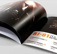 1 pc di alta qualità rivista su misura stampa del catalogo stampa di opuscoli brochure stampa