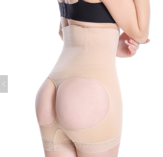 Lace Shaping Shorts (LJ-S-812): back view showing seat coverage and shaping construction