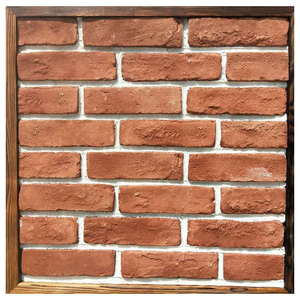 Trung Quốc Nhà cung cấp ngoài trời tường mặt tiền trang trí nhân tạo văn hóa đá xi măng khuôn đỏ handmade mỏng gạch - Product Image 1