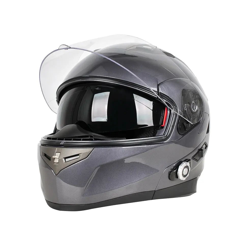 FreedConn BM2-S 500M Bluetooth Intercom Helmet 2-3 Riders Intercom Helmet Motorcycle Smart Helmet with 5 Colors & M, L, XL Size