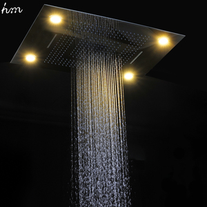 2018 <span class=keywords><strong>de</strong></span> lujo moderno sistema <span class=keywords><strong>de</strong></span> ducha Spa niebla cascada <span class=keywords><strong>baño</strong></span> termostático grifos ducha eléctrica empotrada Led lluvia conjunto - Product Image 4