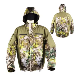 Veste d'hiver Camouflage Softshell Couleur unie Imperméable Capuche respirante Cuir Polyester Chasse Batterie Chauffée Taille Plus Hommes