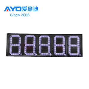 8 Inch 10 Inch 12 Inch LED Gas Price 7 Segment LED Display 4 Digit for Parking Lot Screen