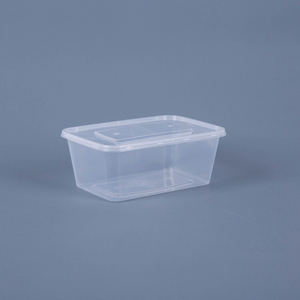 650ml pp material disposable plastic food box