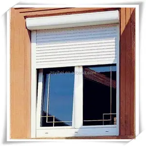 Puertas y ventanas enrollables de aluminio de seguridad con aislamiento térmico