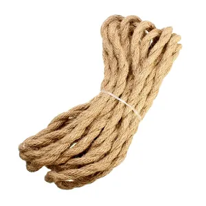 Hemp Rope Twisted Electric Wire Braided Electrical wire/Power cable