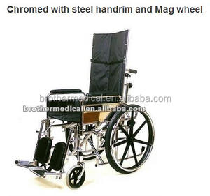 Silla de Ruedas Reclinable con Respaldo Alto y Estructura de Aluminio para Niños con Parálisis Cerebral - Product Image 4
