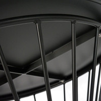 Tables hautes en métal à barres rondes personnalisées OEM