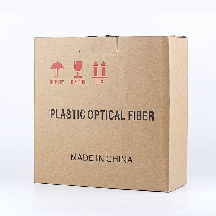 China brand 0.2db/m attenuation high transparency PMMA illumination optical fiber cable roll