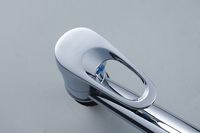 Fabriqué en Chine Usine d'appareils sanitaires Mélangeur de lavabo en laiton de haute qualité Robinet en acier inoxydable à levier unique