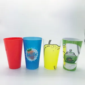 Plastic Cup Custom 500ml Free Sample BPA Free Joy Plastic Cup With Custom Logo And Personal Color