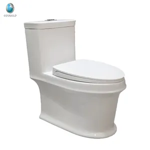 Dual Flush ยาวหนึ่งชิ้นห้องน้ำอเมริกันได้รับการรับรอง UPC ห้องน้ำมาตรฐานที่มีซอฟท์ปิดที่นั่ง