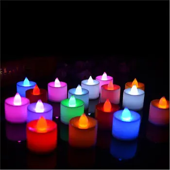 공장 도매 LED 불꽃 촛불 전구 배터리 뜨거운 판매 밤 파티 led 촛불 빛