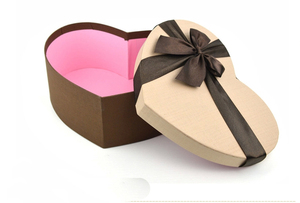 Nuevo creativo <span class=keywords><strong>en</strong></span> forma de corazón grande caja de cartón redonda con tapa - Product Image 2