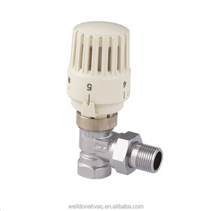 Radiador y accesorios Válvula de zona esquina válvulas termostáticas con mango blanco - Product Image 4