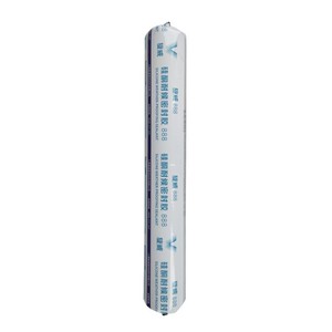 600ml Xúc Xích đen trung tính xây dựng thủy tinh cách nhiệt thời tiết Silicone <span class=keywords><strong>sealant</strong></span> cho xi măng - Product Image 2