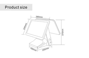 15.6 Cảm Ứng Tất Cả Trong Một Pos Hiển Thị Pos 58 Máy In Nhiệt Máy In Điều Khiển Tải Về - Product Image 5